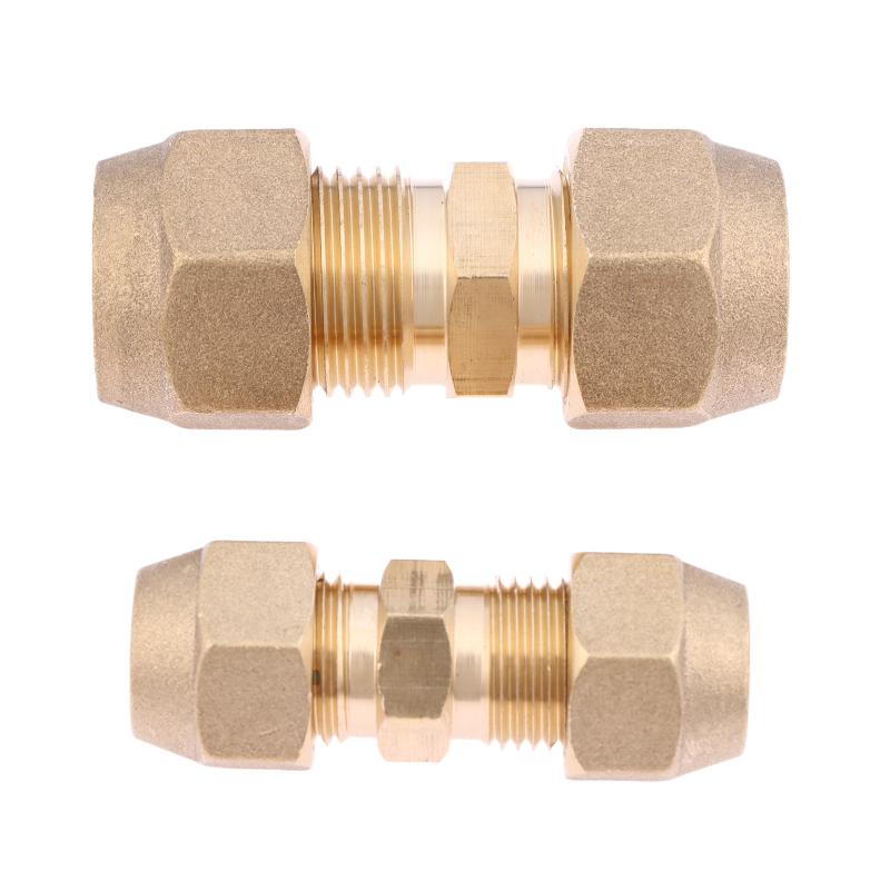 1 Stück 2 3 4 5 mm Schnellverbinder Gerades Rohrverlängerungsstück Schweißfreie Fittings Mit Bördelmuttern Kupferverbinder