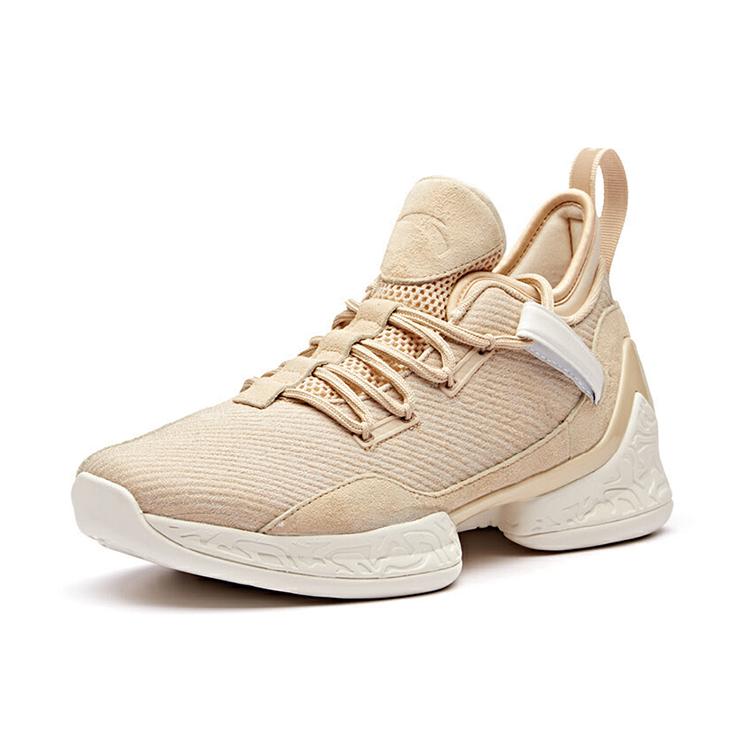 New Anta UFO2.0 Low-Top Basketball Shoes Men's Oat Gray 11911621-4