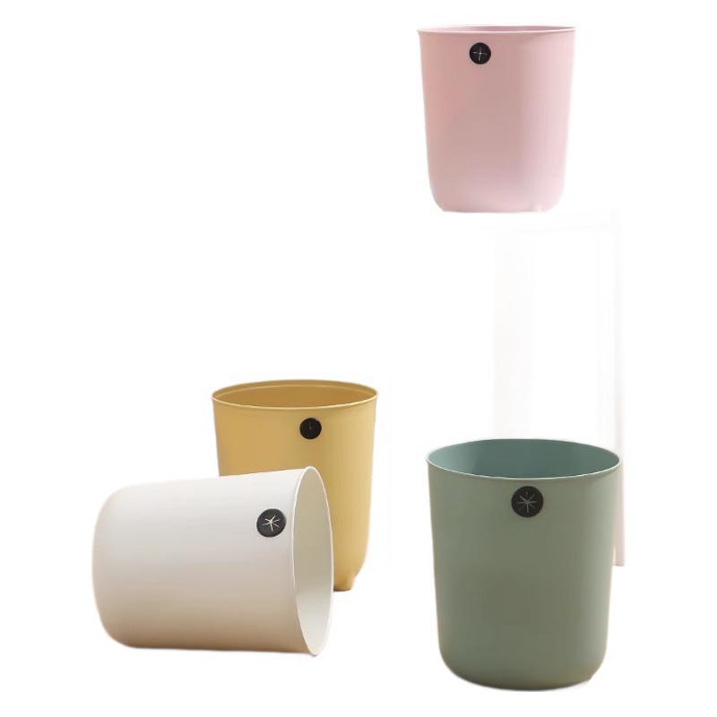 Large Capacity Lidless Trash Can for Bathroom and Kitchen - Waste Paper Basket, 2025 Model