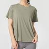 Nike Comfortable Soft Breathable Round Neck Short Sleeve Drop Shoulder T-Shirt Women T-Shirts Khaki FN2799320