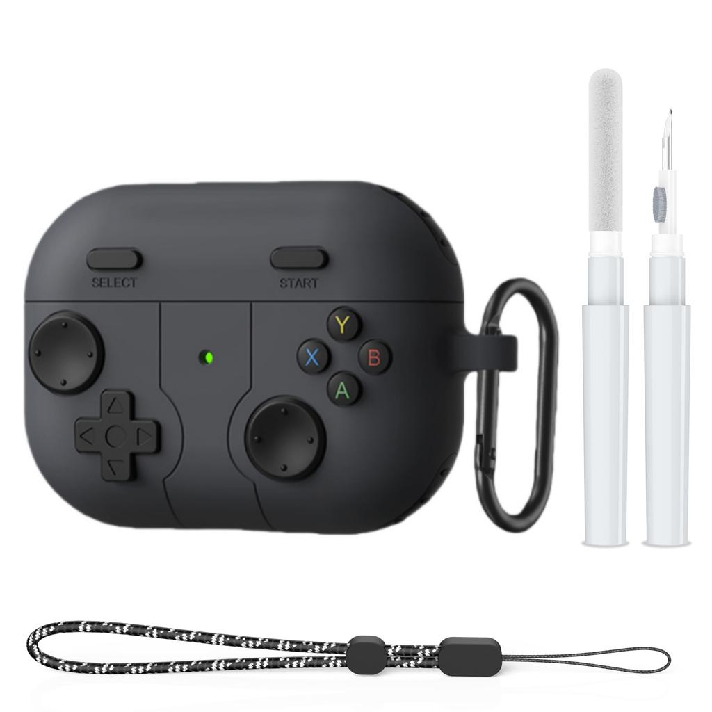 Niedliche Hülle für AirPods Pro 3 Hülle (2025) Lustiges 3D-Spieldesign mit Reinigungskit Schutz-Silikonhülle für AirPods Pro 3