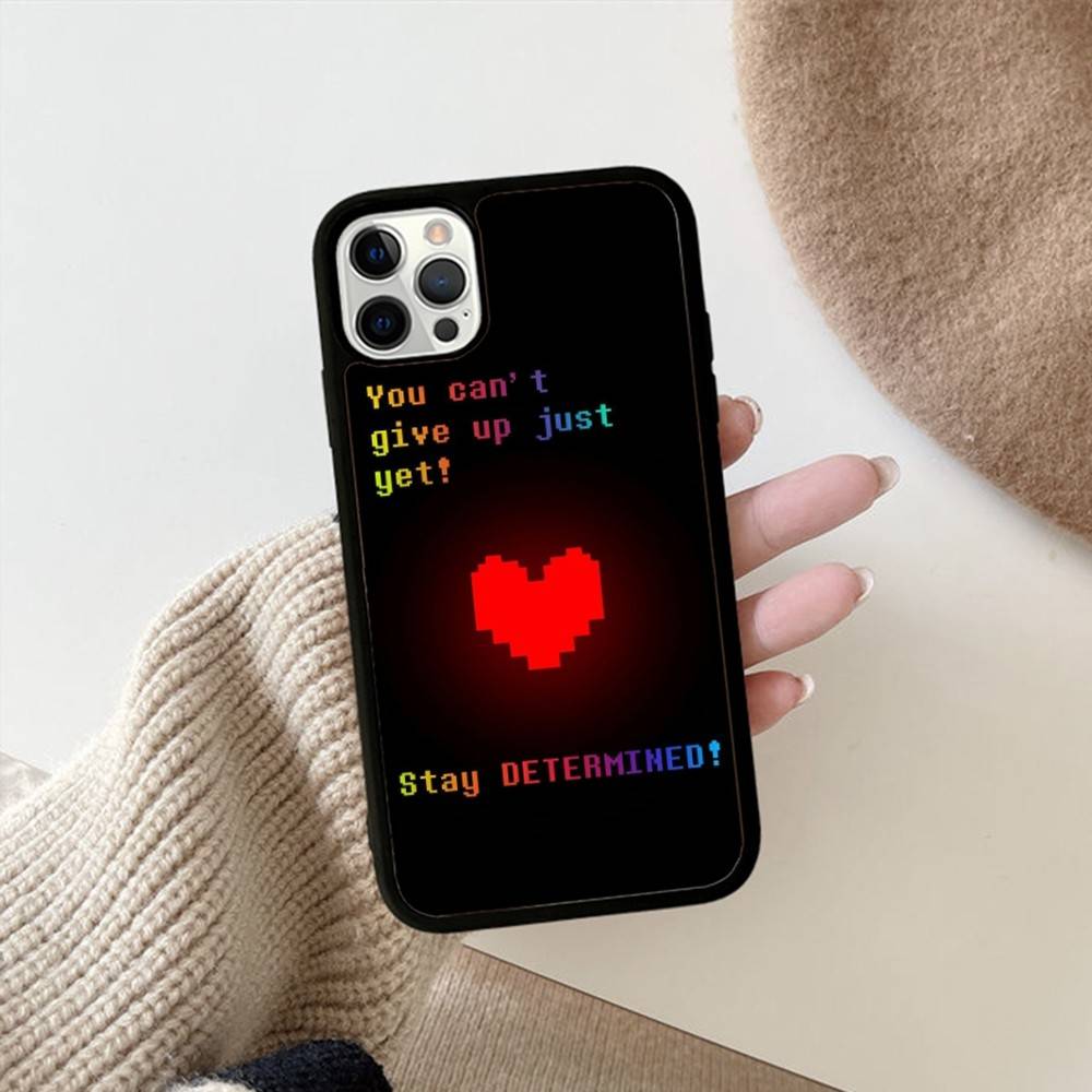 

U-Undertale Game Phone Case For Iphone 16 15 14 13 12 11 Pro Max Plus Shockproof TPU+PC Hard Case iPhone 16 plus
