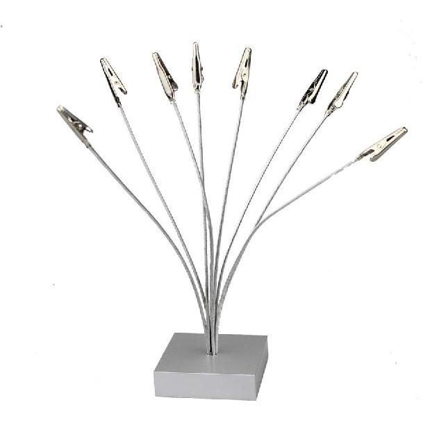 

2 шт. Основание-куб, дерево с 8 ветвями, держатель для записок, фото, бумаги, держатель номера стола для свадебной вечеринки, серебристый