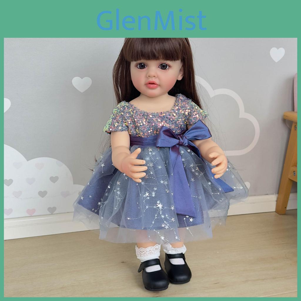 Silicone Reborn Baby Doll 55cm With Realistic Features For Collectors And Kids