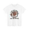 Football I Am Here for the Snacks Shirt, Football Lovers Cute Funny T-shirt