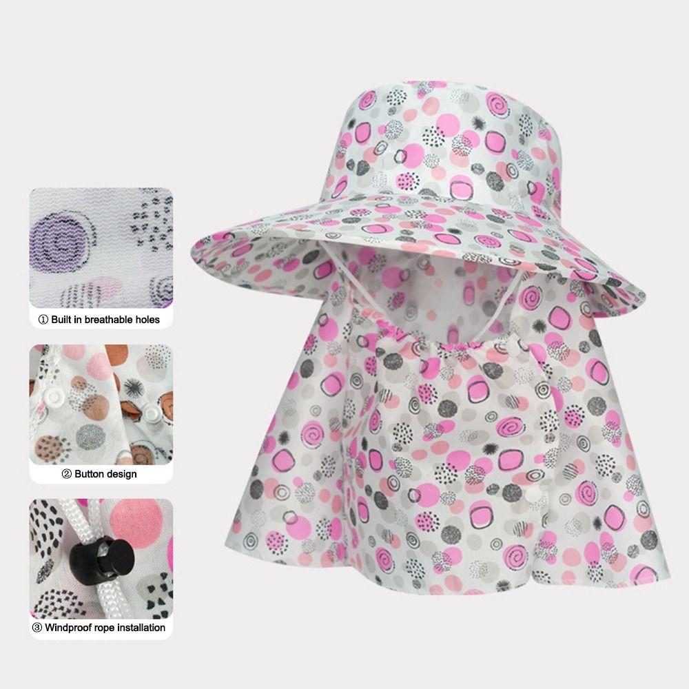 Breathable Fisherman Hat UV Protection Sun Protection Hat Fashion Wide Brim Hat  Summer Outdoor