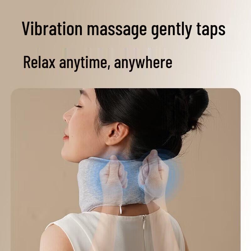 Hezheng Vibrating & Heated Neck Massager with Brace