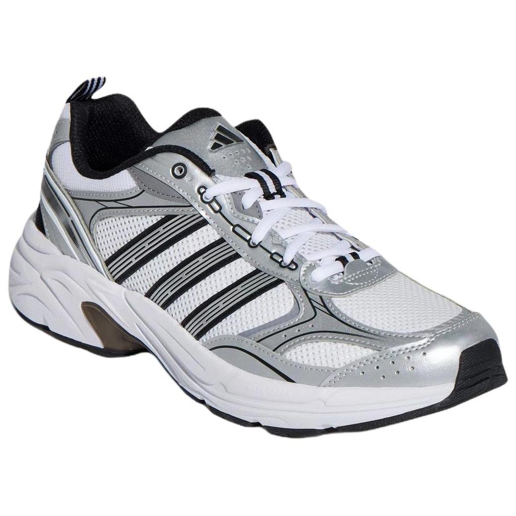 adidas Neon Flux Versatile Comfortable Running Shoes Men Shoes White Silver KI6371