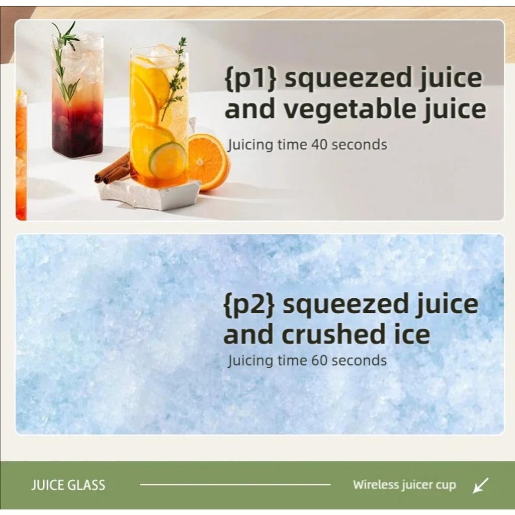 HOMZY New Home Blender 10 Blades 3000mAH Multifunctional Juicer Ice Crusher Juice Extractor High Juice Rate Kitchen Tools