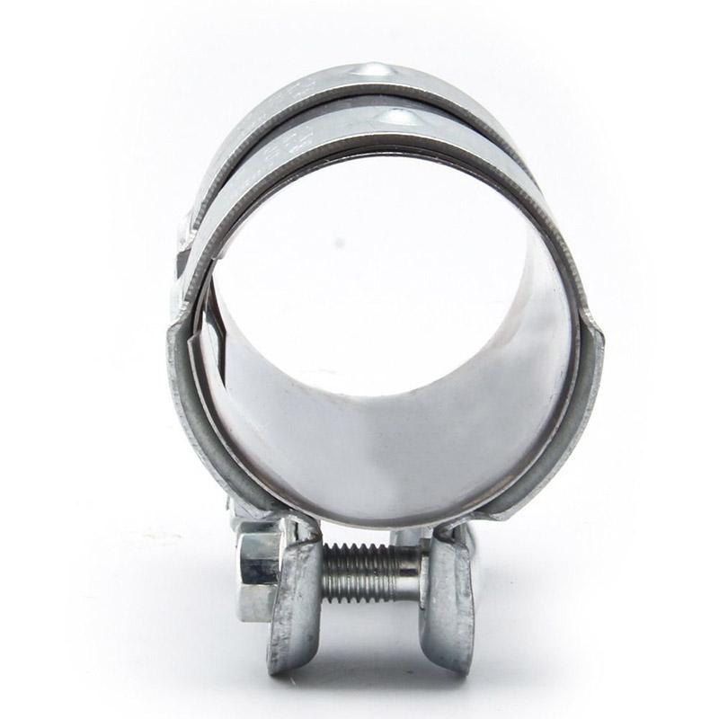 Stainless Steel Exhaust Pipe Clamp for Car OutDiameter 2"/'2.5" Clamp Tail Throat Connector Sleeve for Downpipes Catback Systems