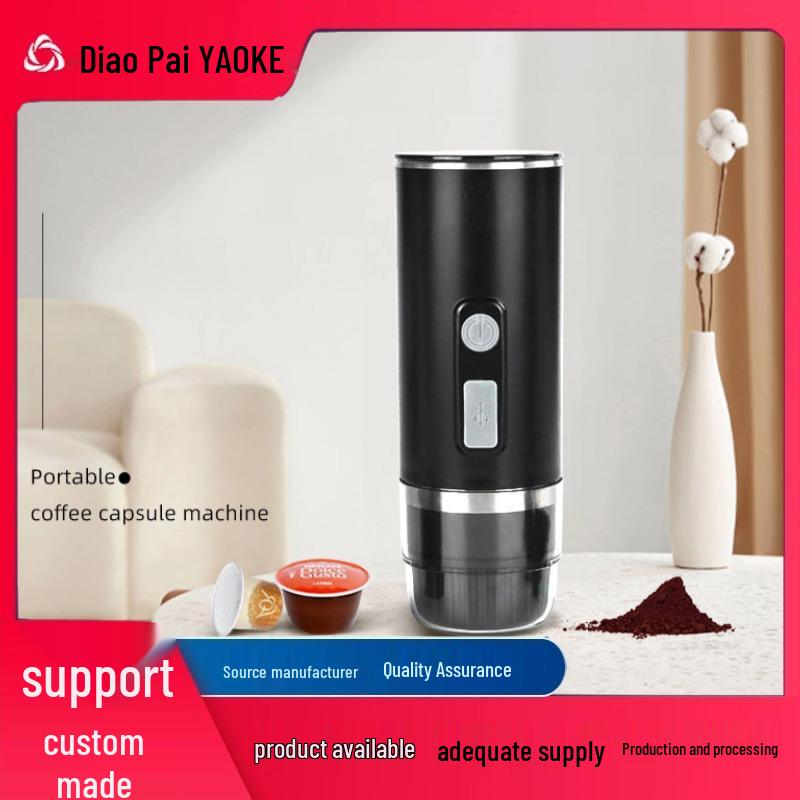 Portable Italian Capsule Coffee Maker for Home & Travel