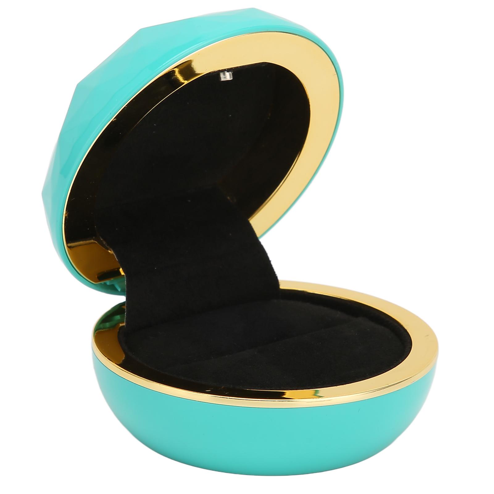 

Box with LED Light Exquisite Elegant Jewelry Display Gift Box for Wedding Proposal Engagement