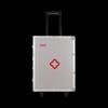 Aibeihu Professional Aluminum Alloy Empty First Aid Case with Pull Rod