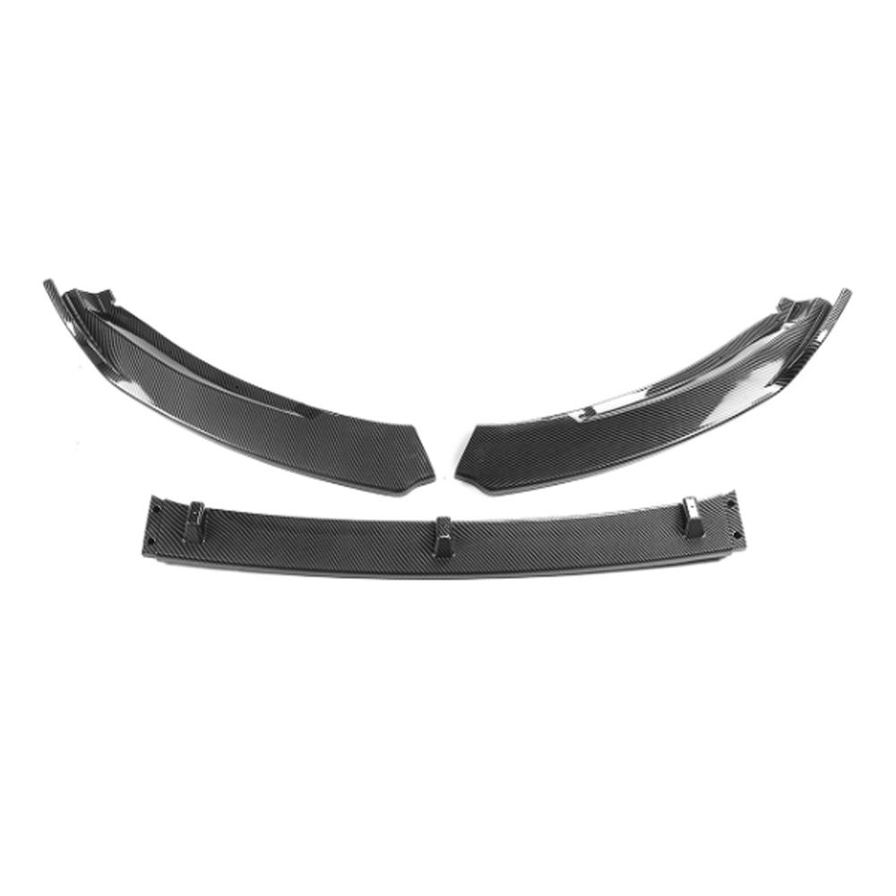 3PCS Car Front Bumper Lip Spoiler Splitter Diffuser Detachable Body Kit Cover Guard For Skoda Octavia 2015 2016 2017 2018 2019