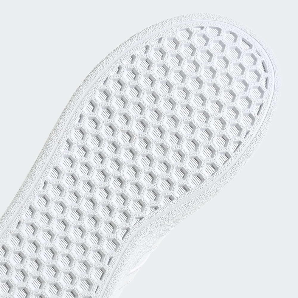 Adidas Grand Court 2.0 Kids Sneakers Unisex Footwear White/Grey 17.5 Cm