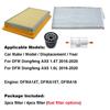 3-4pcs Filter Set For DFM Dongfeng AX5 1.4T 2018 2017 2016 Engine Interior Cabin A/C Air Oil Filter Kit Accessories