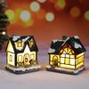 Christmas Decorations Resin Small House Micro-landscapeResin House Small Ornaments Gifts