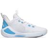 Anta Shape 3 Nitrogen Technology Shock Absorption Non-Slip Wear-Resistant Mid-Top Basketball Shoes Men Sneakers White Blue 112211601-2