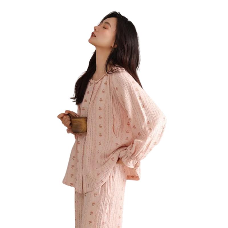 JOYNCLEON Пижама для беременных и кормящих из чистого хлопка L