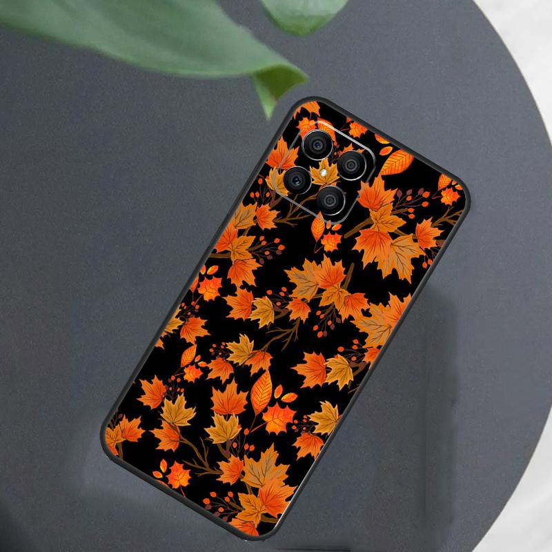 Autumn Leaves Fall Halloween For Honor Magic 7 Lite 6 8 Case For Honor 200 400 Pro 90 70 50 X8c X8b X9a X9b X9c X9d Win RT