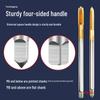 Titanium Coated Cobalt Straight Flute Extra Long Tap for Stainless Steel, Sizes M3-M8