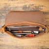 New Crazy Horse Leather Men's Bag Women's Leather Crossbody Bag Retro Old Men's Shoulder Bag