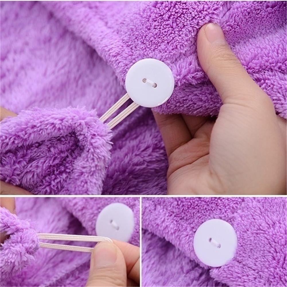 Quick Hair Dry Microfiber Towel Hair Magic Drying Turban Wrap Hat  Spa Home Bathing Hair Dry