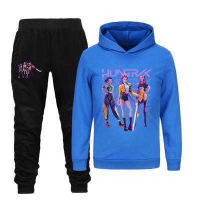 Conjuntos de Roupa Infantil Kpop Caçador de Demônios Moletom Infantil Conjunto de Moletom