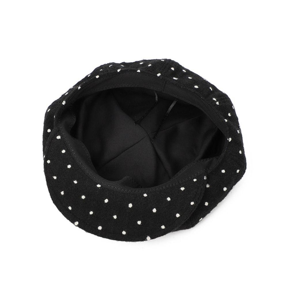 Retro Painter Hat Adjustable Newsboy Cap Versatile Cloud Beret for Women