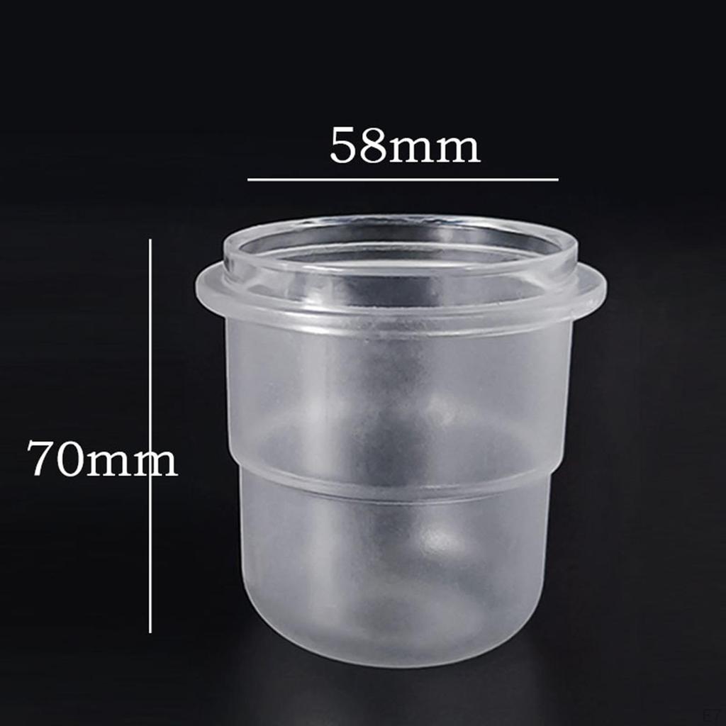 Coffee Dosing Cup Espresso Clear Plastic Sniffing Mug powder for Portafilter