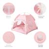 Cat Nest Kennel Summer Semi-Closed House Mat Foldable Outdoor Pet Tent Supplies Pet Bed