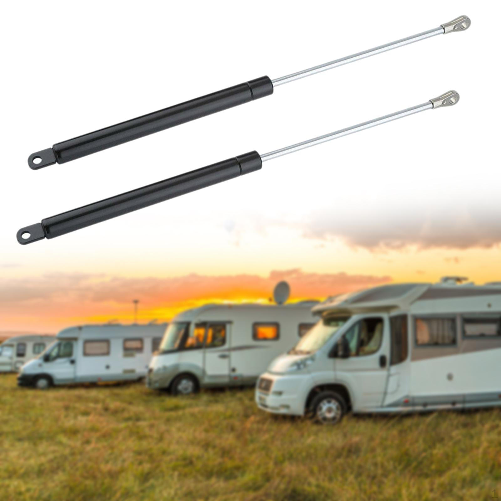 

2x Gas Struts Support Lift Support, Easy Install Replace Spare Parts, Bonnet Hood Motorhome