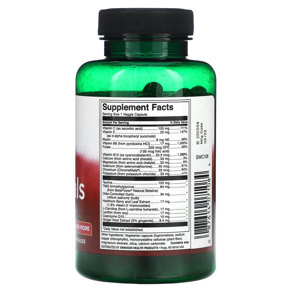 Heart Essentials, 90 Veggie Capsules