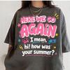 Da geht's wieder los Wie war dein Sommer T-Shirt, Sommerferien T-Shirt, Zurück zur Schule T-Shirt, Lehrer Schüler Humor T-Shirt, Klassenzimmer Unterricht Geschenk
