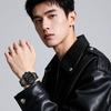 Men's Multi-Function Chronograph Watch with Stainless Steel Bracelet, 3 ATM Water Resistance, Date Display, Stylish and Simple Quartz Movement,