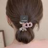 Crystal Half-Up Hair Clip Exquisite Rhinestone Side Hair Clip Shark Clip For Women