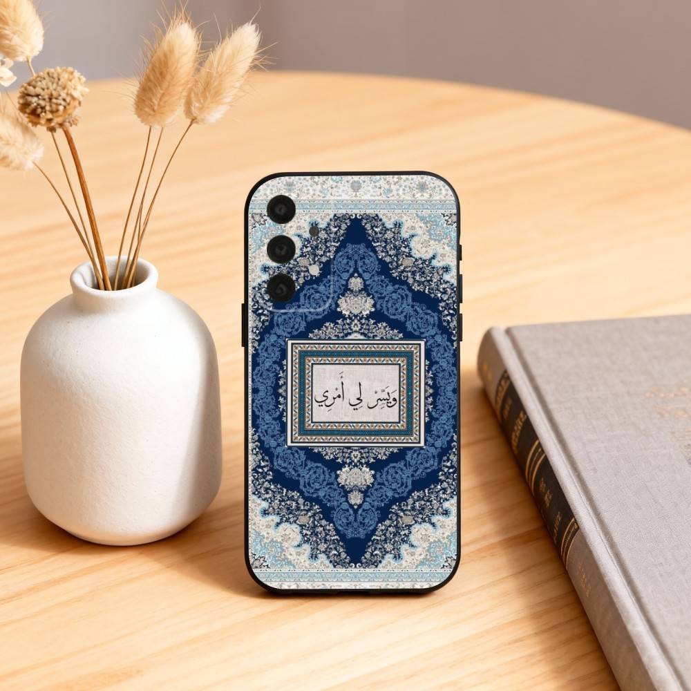 

Persian Carpet Phone Case For Samsung S25,24,23,22,30,21,10,9,Ultra,Plus,Lite,FE,4,5 G Soft Black Case Samsung S24