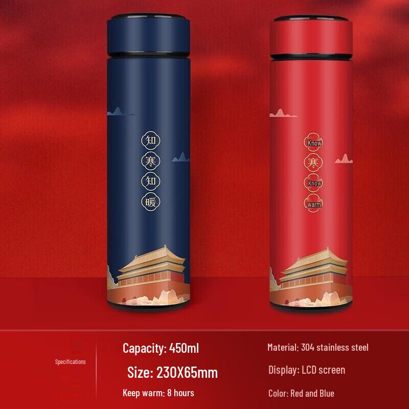 Insulated Smart Water Bottle Gift Set