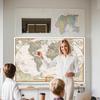 24*36inch/18*29inch The Vintage World Map Painting Retro Wall Art Poster School Supplies Home Decoration,Tourism/educational Supplies