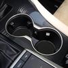2pcs Black Car Auto Cup Holder Anti Slip Insert Coasters Pads Interior Accessories For Most Cups