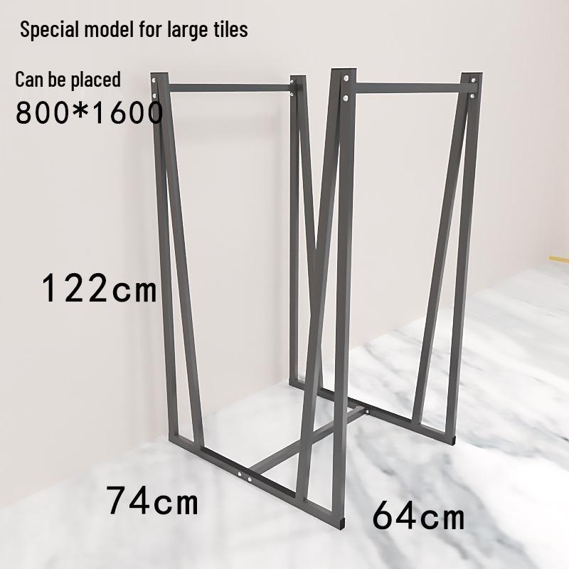 U-förmiges Fliesen-Display-Rack mit großer Kapazität für gesinterte Steinfliesen 750*1500 & Bodenfliesen 600*1200
