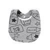 4Pcs/lot Cartoon Printed Baby Bibs Square Shape Infant Saliva Towel for Boys Girls Double Layer Cotton Newborn Burp Cloths