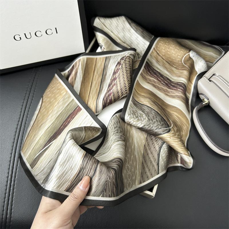 

Versatile long silk streamer scarf high-end scarf 100 mulberry silk Hangzhou silk Muse shirt matching 145cm