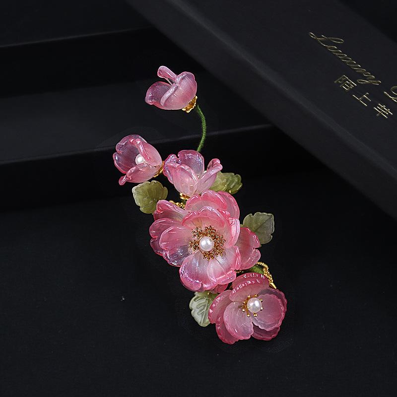 Super Fairy Flower Hairpins Side Clips Pearl Headpieces for Women Girls Daily Hair Jewelry Bride Wedding Hairclips Fashion