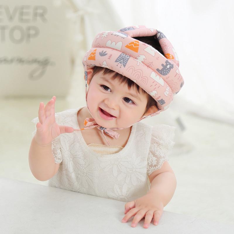 Casco per Neonati e Bambini Piccoli Senza Urti Cuscino Protettivo per la Testa Bumper Cappellino, Cappellino Protettivo Regolabile per Correre Camminare Gattonare