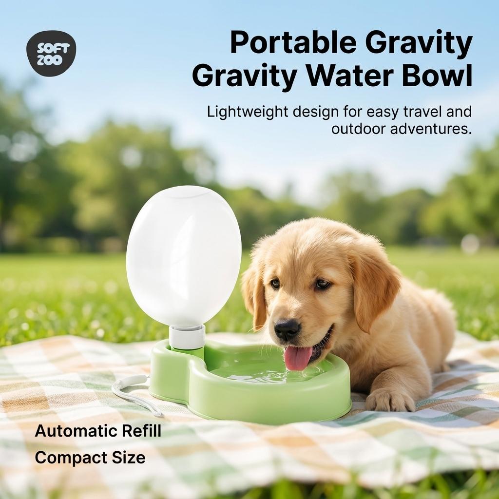 Portable Pet Water Bottle Foldable Outdoor Cup for Dogs Cats Travel