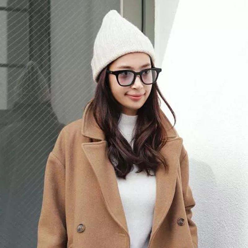 Classic Daily Women's Winter Hat Solid Warm Soft Hip Hop Autumn Knitted Hats Canady Colors Streetwear Beanies Cap