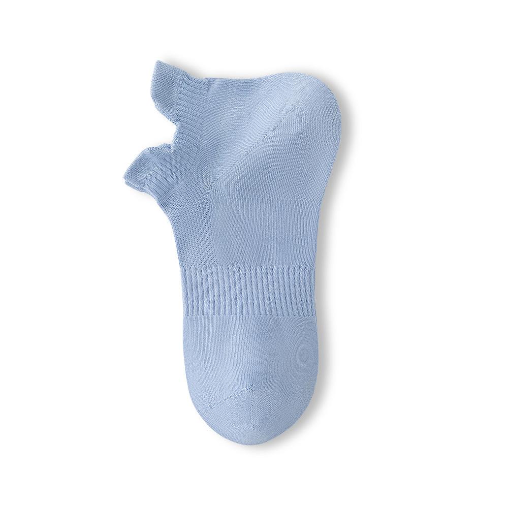 Men's Spring and Summer Thin Sports Deodorant Sweat Absorption Mesh Cotton 5A Antibacterial Socks