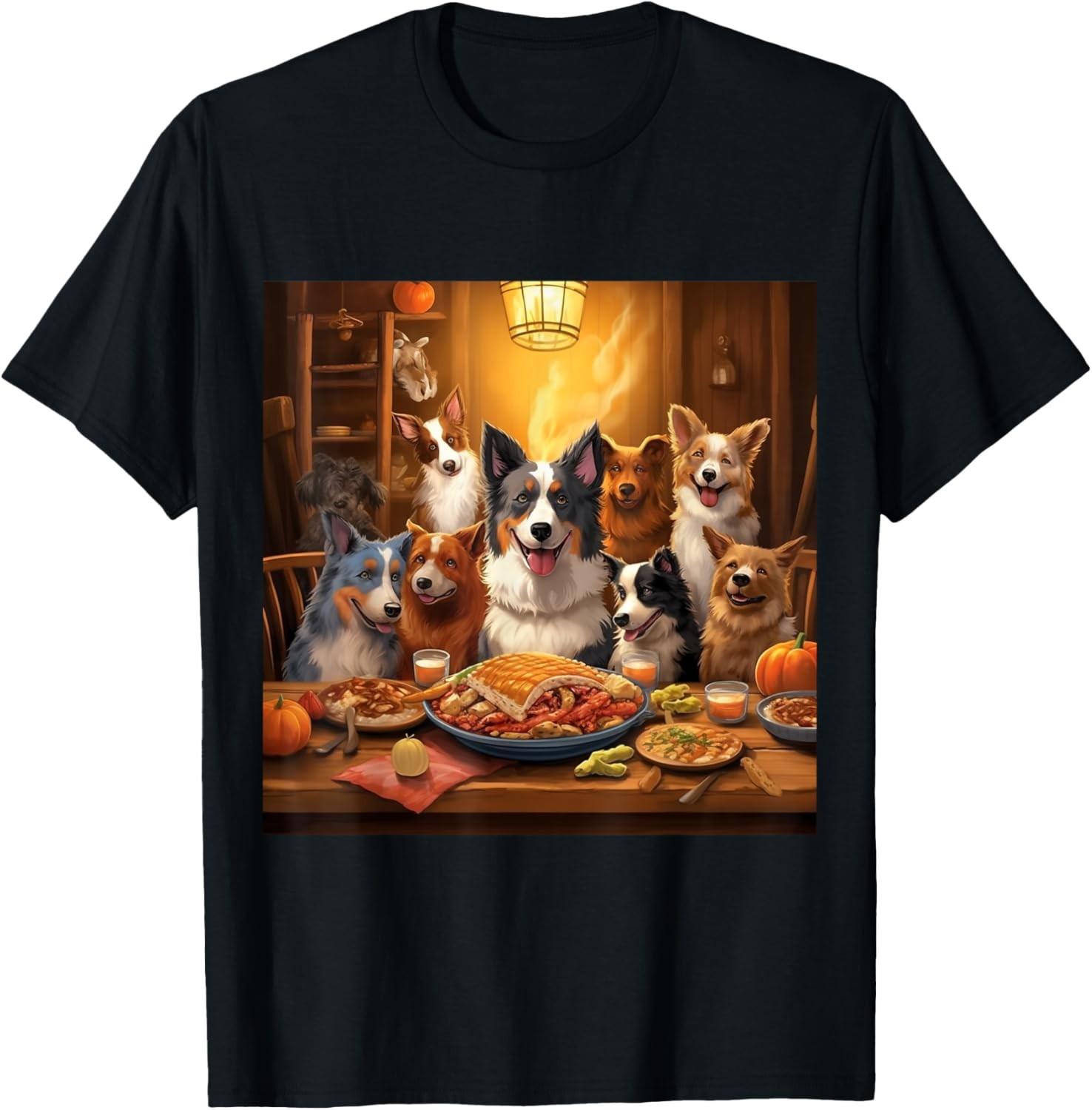 Thanksgiving Cattle Dog - Cattle Dog Thanksgiving T-Shirt S