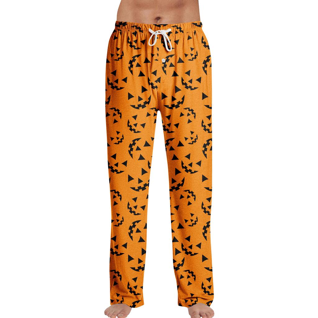 Anime Pajama Pants Sleepwear Casual Drawstring Elastic Waist Pants Comfy Straight Yoga Loose Trousers